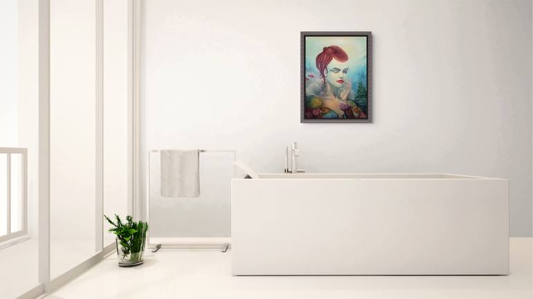 Original Surrealism Women Painting by Narinart Armgallery