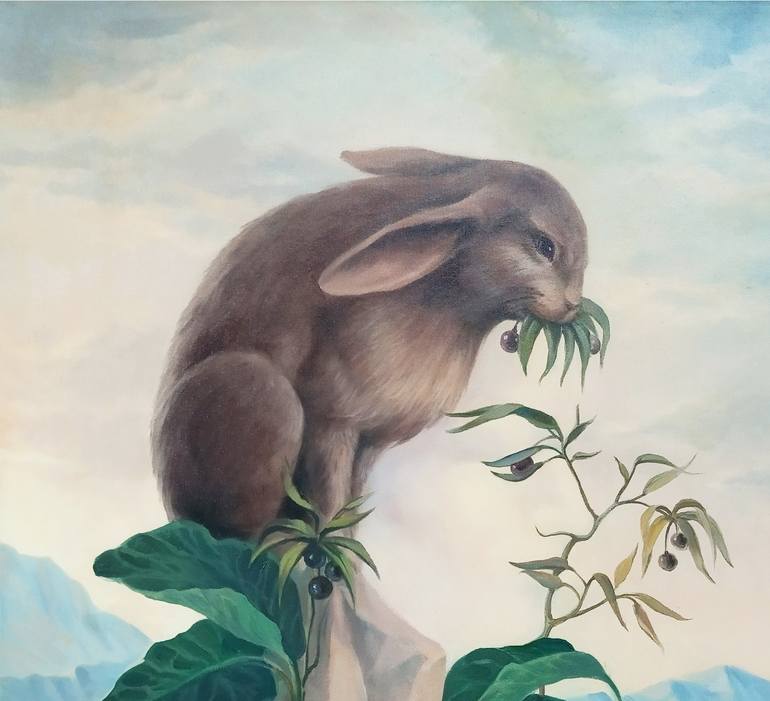 Original Surrealism Women Painting by Narinart Armgallery