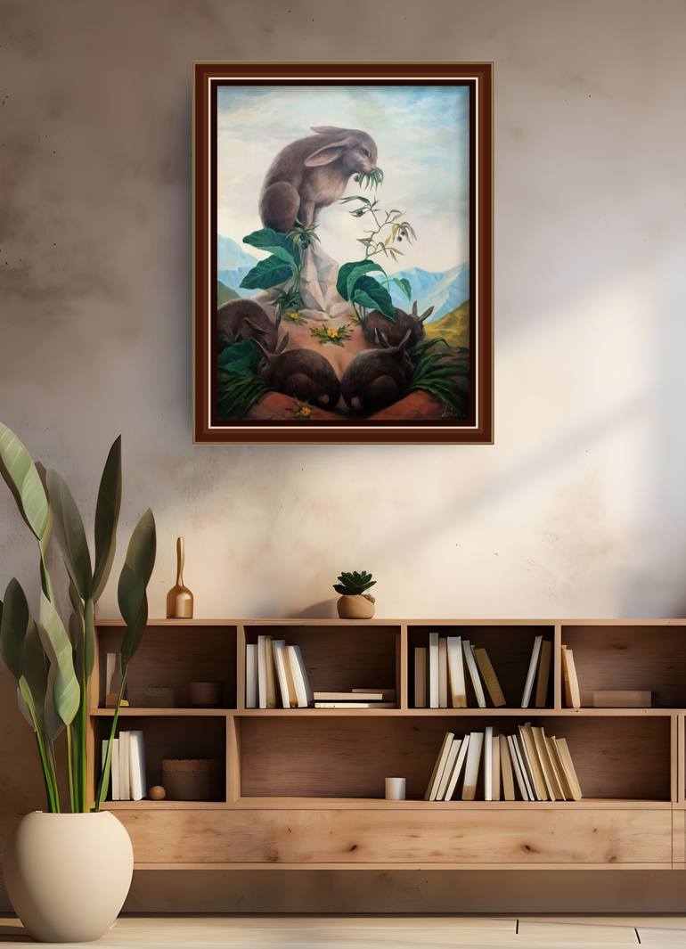 Original Surrealism Women Painting by Narinart Armgallery