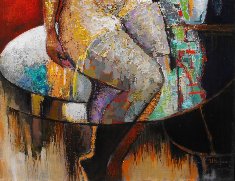 Original Abstract Nude Painting by Narinart Armgallery