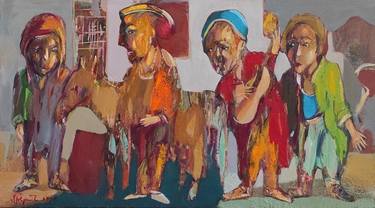 Mihran Manukyan/Back home(45x80cm, oil painting, ready to hang) thumb