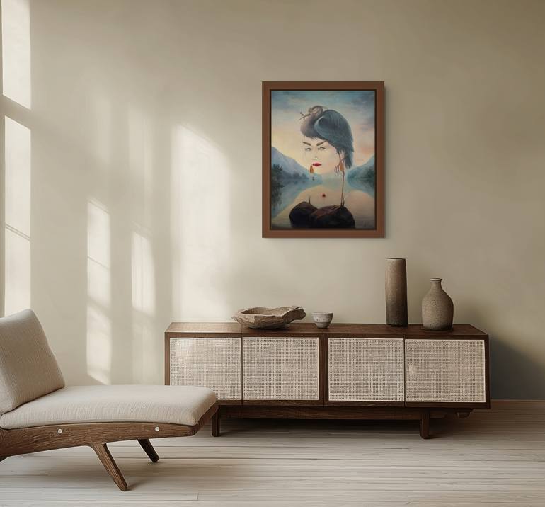 Original Surrealism Women Painting by Narinart Armgallery