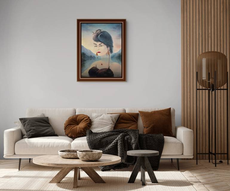 Original Surrealism Women Painting by Narinart Armgallery