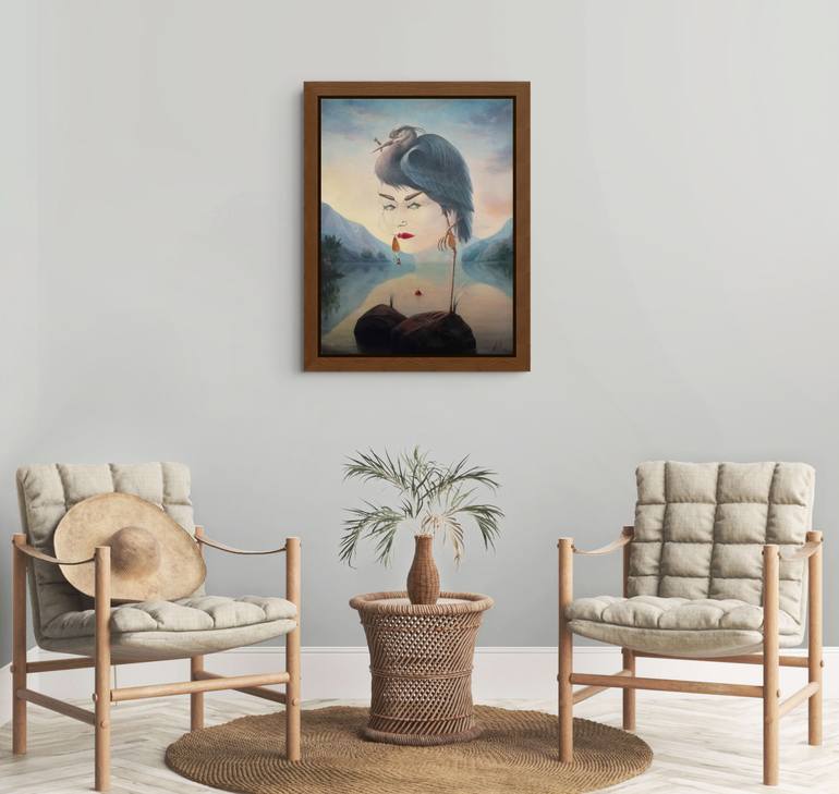 Original Surrealism Women Painting by Narinart Armgallery