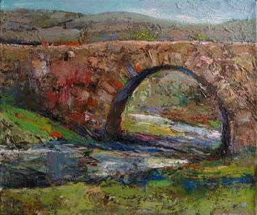 Kamsar Ohanyan/Bridge (39x46cm, oil painting) thumb