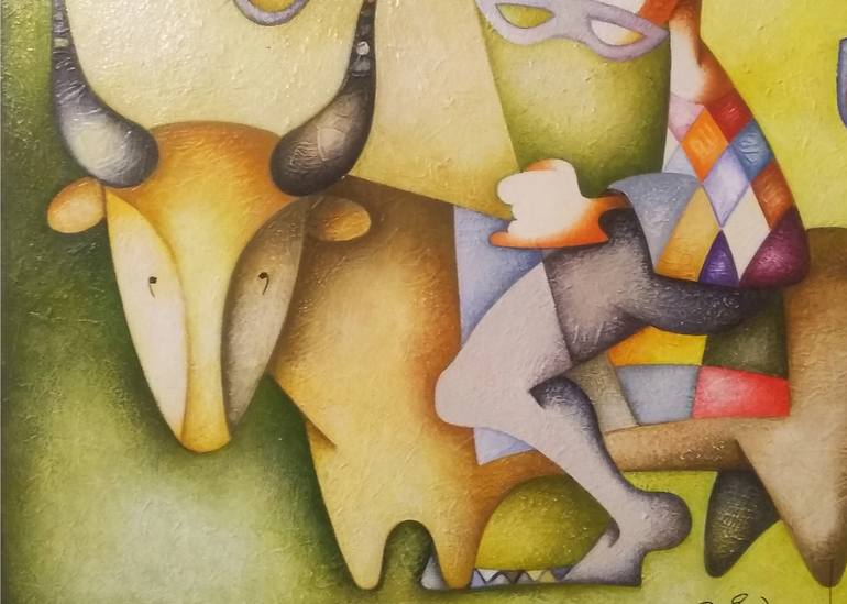 Original Figurative People Painting by Narinart Armgallery