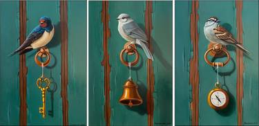 Ara Gasparyan/Still life with birds - triptych thumb