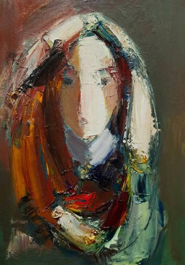 Mateos Sargsyan/Girl in the headscarf (50x35cm ) thumb