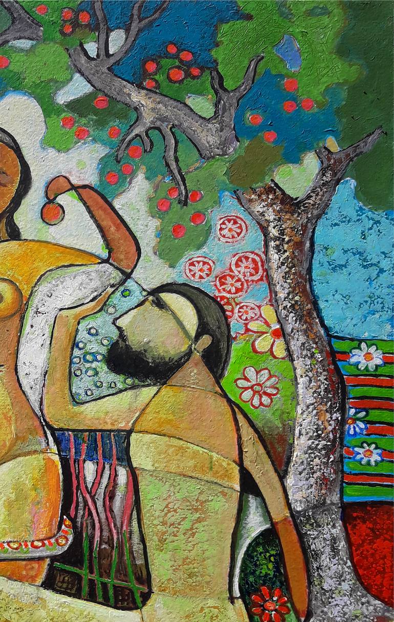 Original Abstract Religion Painting by Narinart Armgallery