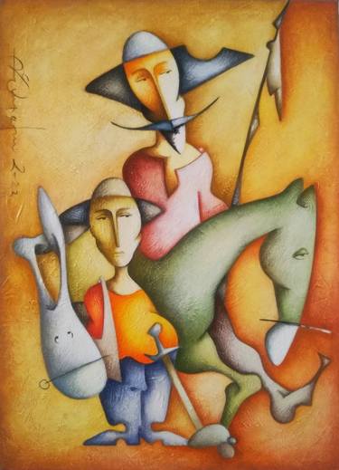 Original Figurative People Paintings by Narinart Armgallery