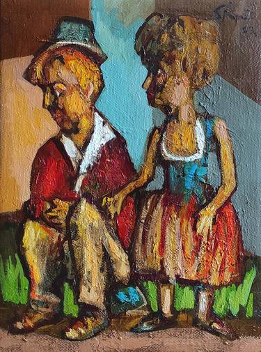 Original Figurative People Paintings by Narinart Armgallery