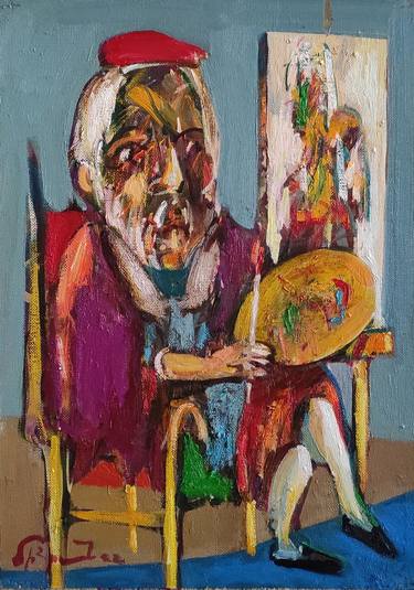 Mihran Manukyan/The artist (29x41cm, oil/cardboard) thumb