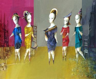 Original Figurative People Paintings by Narinart Armgallery
