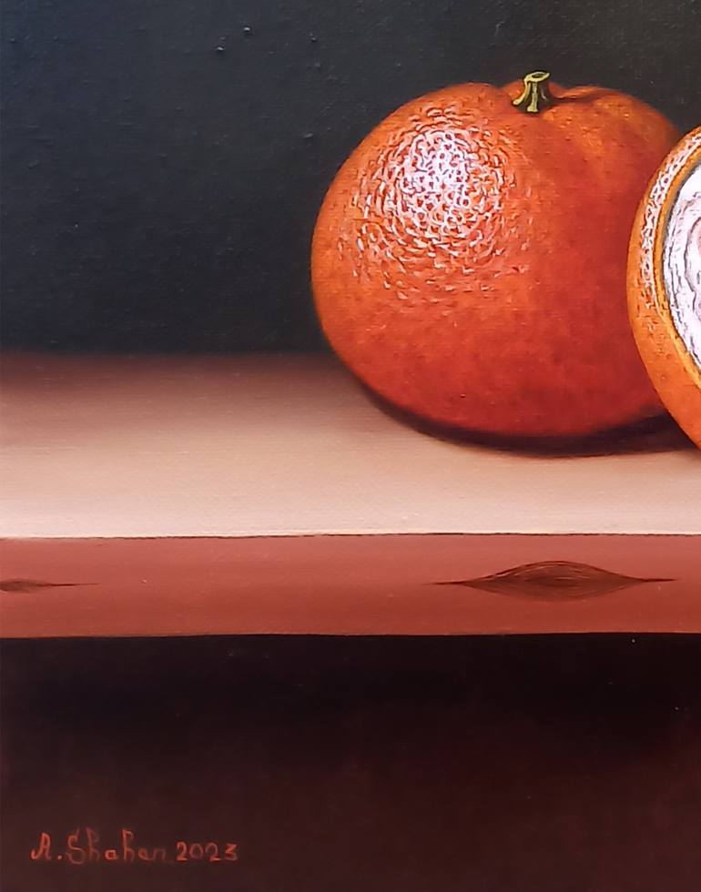 Original Photorealism Still Life Painting by Narinart Armgallery