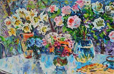 Original Impressionism Floral Paintings by Narinart Armgallery