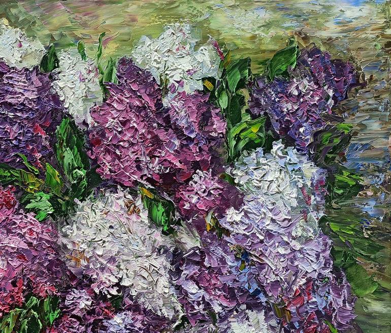 Original Impressionism Floral Painting by Narinart Armgallery