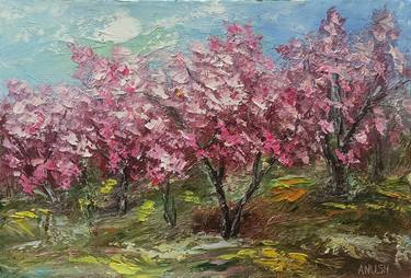 Anush Emiryan/Apricot garden (40x60cm, oil painting) thumb