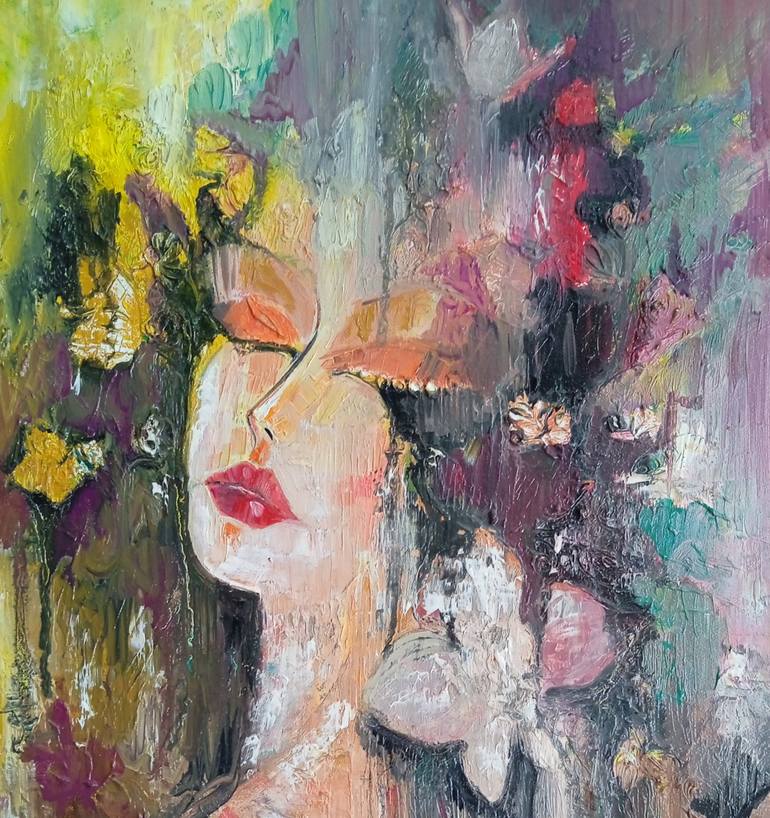 Original Abstract Portrait Painting by Narinart Armgallery