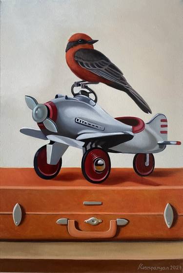 Ara Gasparyan/Still life with bird and plane thumb