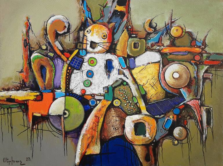 Original Modern Abstract Paintings by Narinart Armgallery