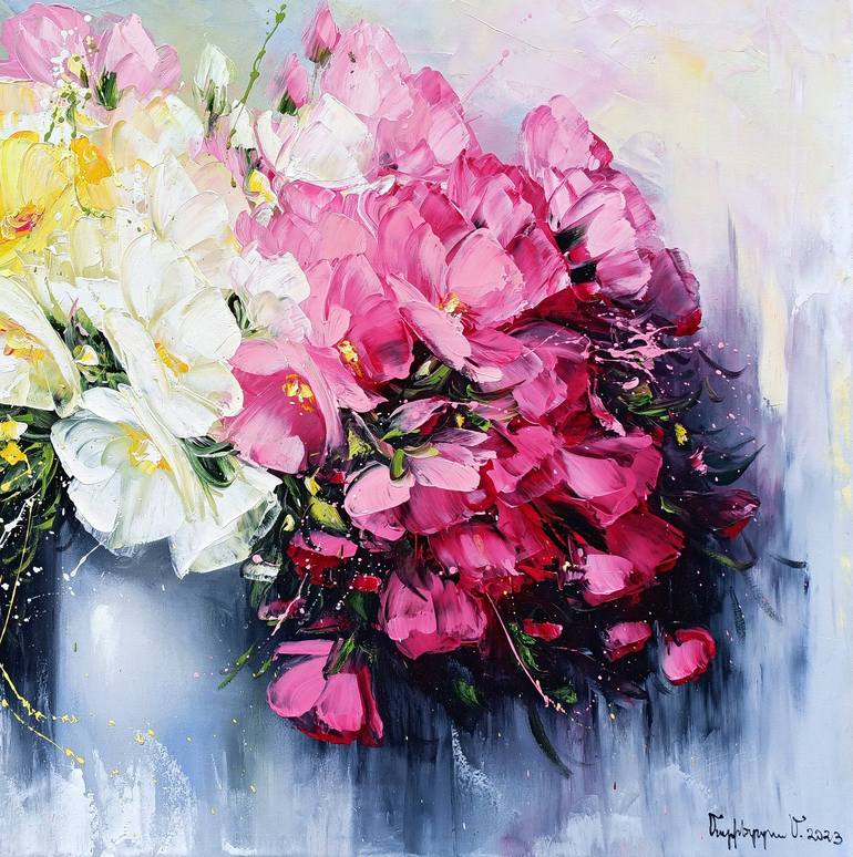 Original Floral Painting by Narinart Armgallery