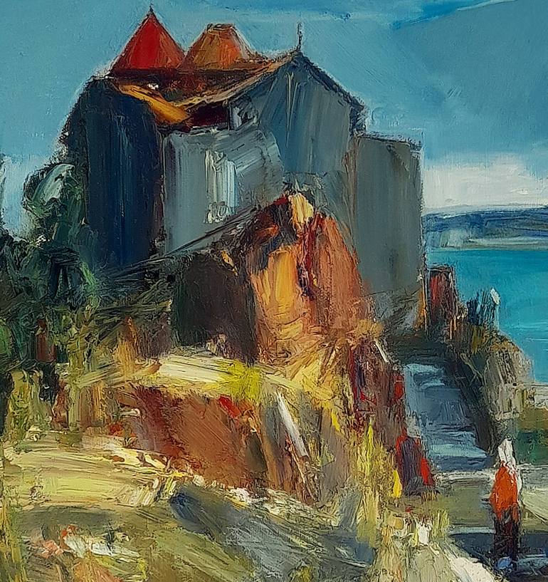 Original Abstract Landscape Painting by Narinart Armgallery