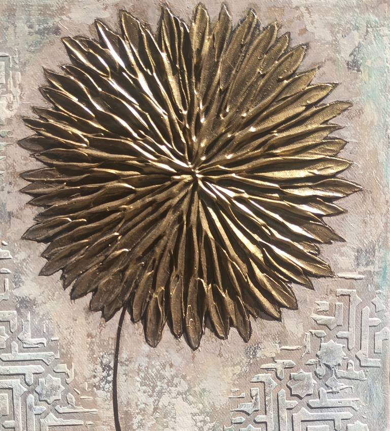 Original Art Deco Floral Painting by Narinart Armgallery