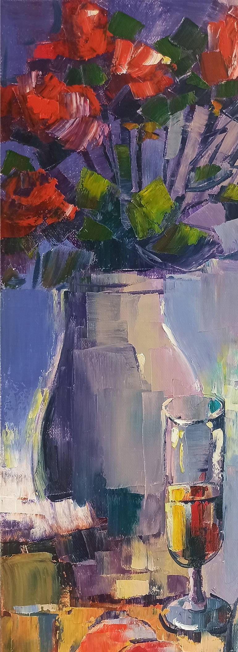 Original Impressionism Still Life Painting by Narinart Armgallery