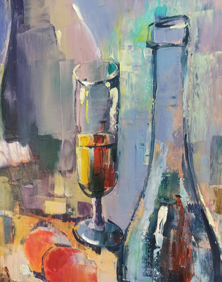 Original Impressionism Still Life Painting by Narinart Armgallery