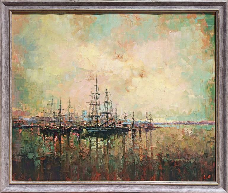Original Seascape Painting by Narinart Armgallery