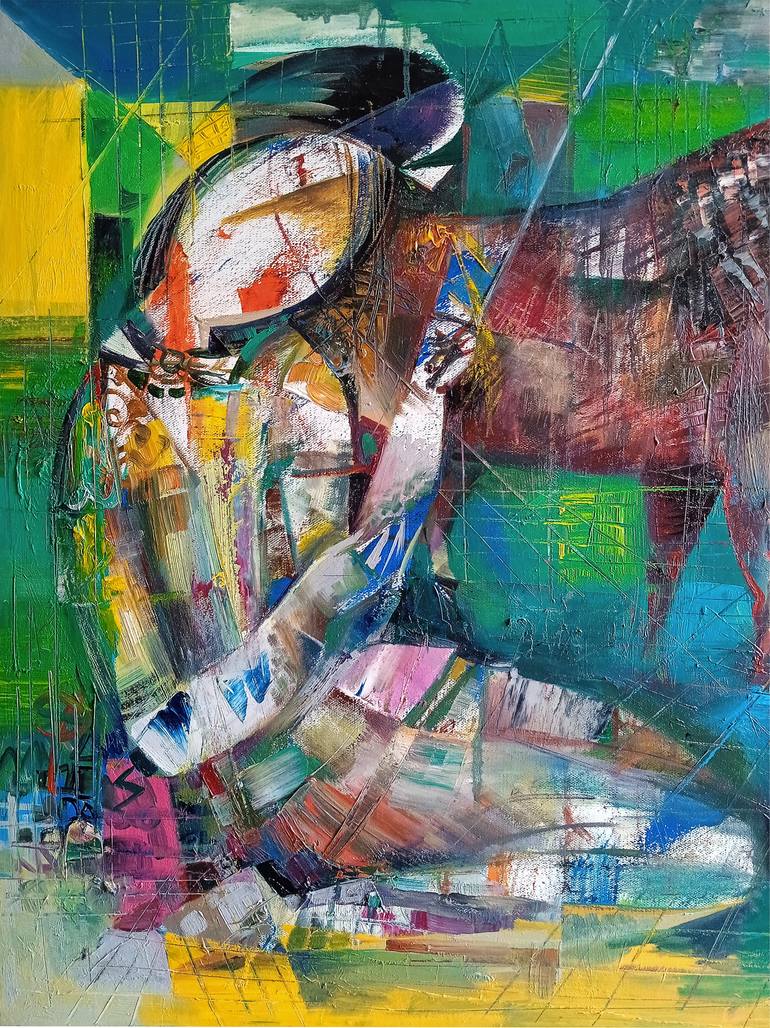 Original Abstract Animal Painting by Narinart Armgallery