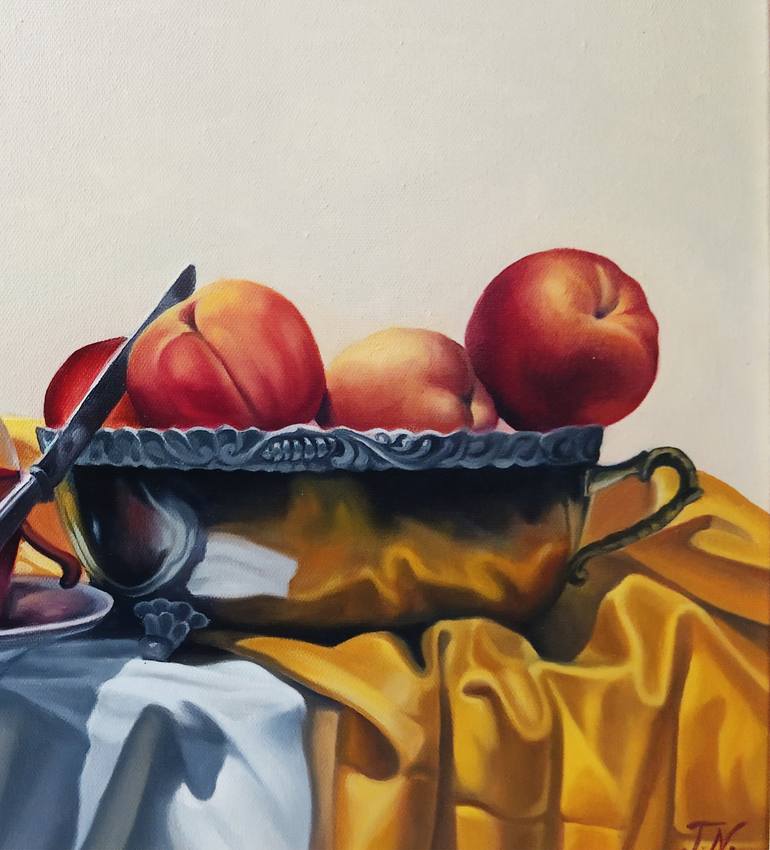 Original Photorealism Still Life Painting by Narinart Armgallery