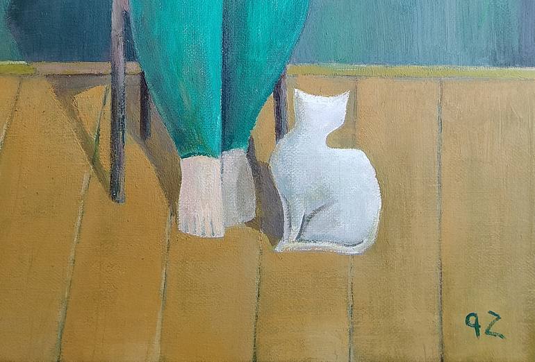 Original Expressionism People Painting by Narinart Armgallery