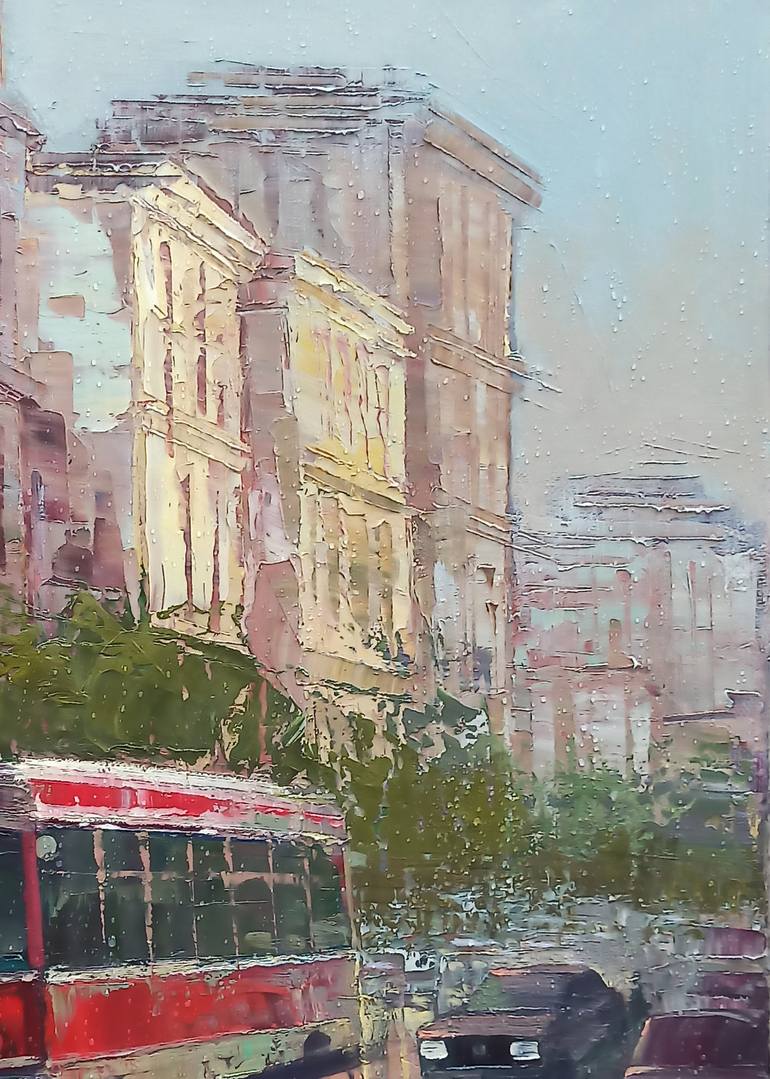 Original Impressionism Cities Painting by Narinart Armgallery