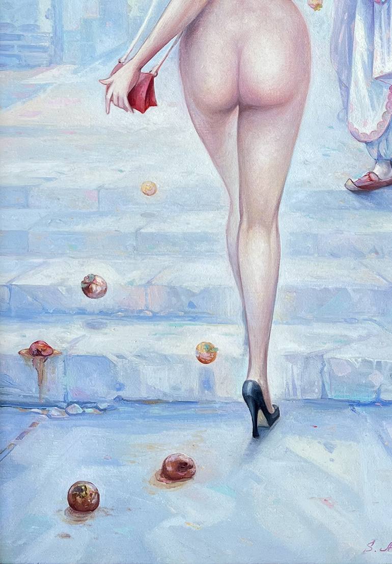 Original Realism Nude Painting by Narinart Armgallery
