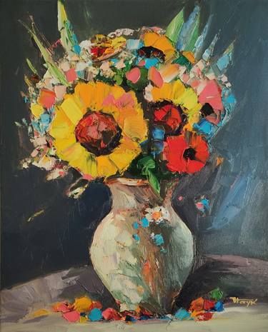 Original Impressionism Floral Paintings by Narinart Armgallery