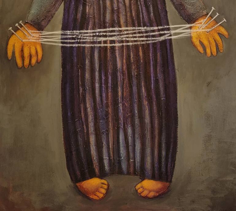 Original Expressionism People Painting by Narinart Armgallery