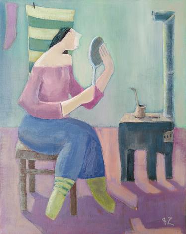 Gegham Hunanyan/Woman with the mirror thumb
