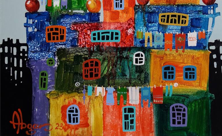 Original Architecture Painting by Narinart Armgallery