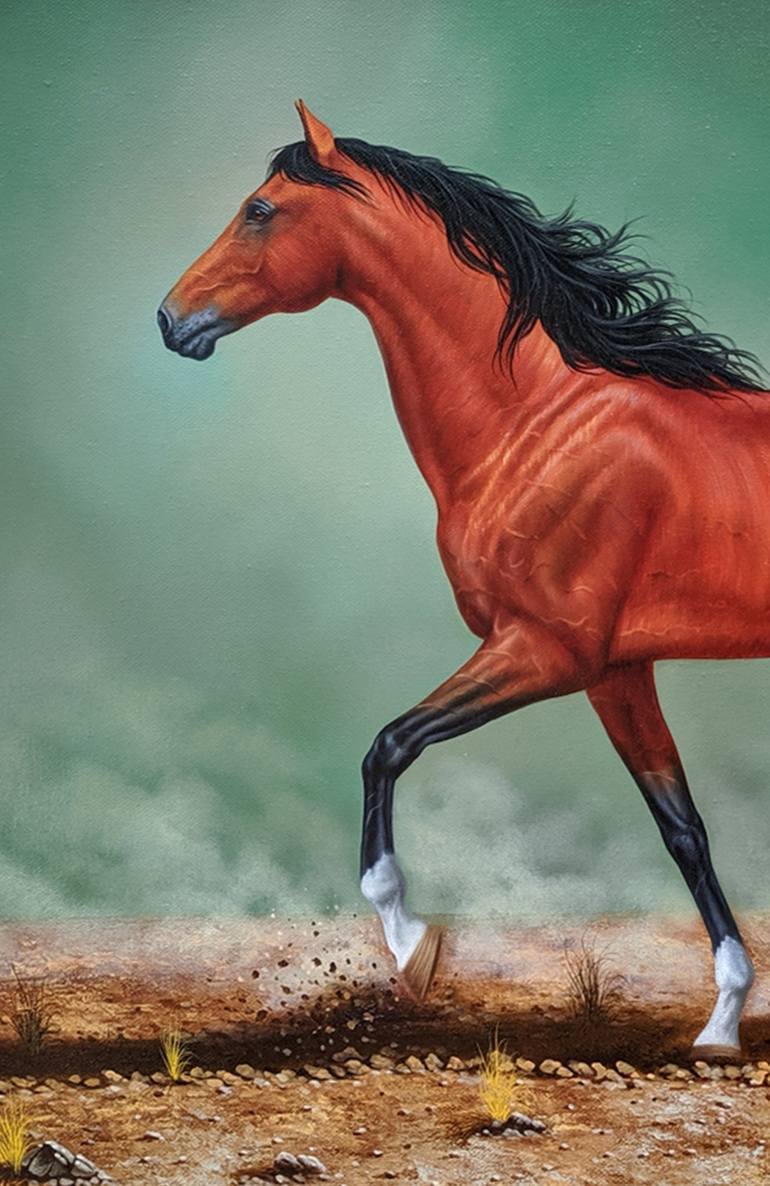 Original Photorealism Animal Painting by Narinart Armgallery