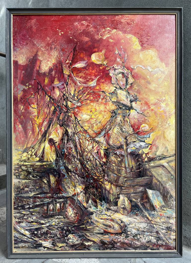 Original Abstract Fantasy Painting by Narinart Armgallery