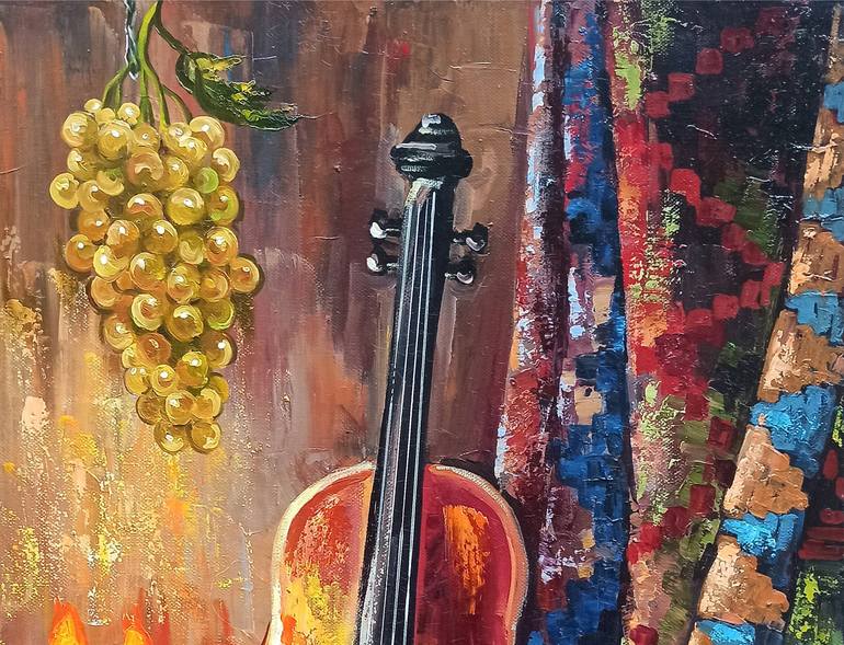 Original Impressionism Still Life Painting by Narinart Armgallery