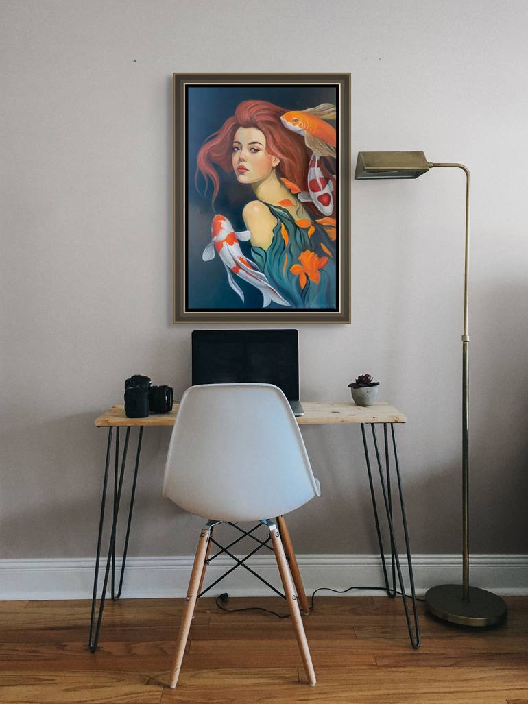 Original Realism People Painting by Narinart Armgallery