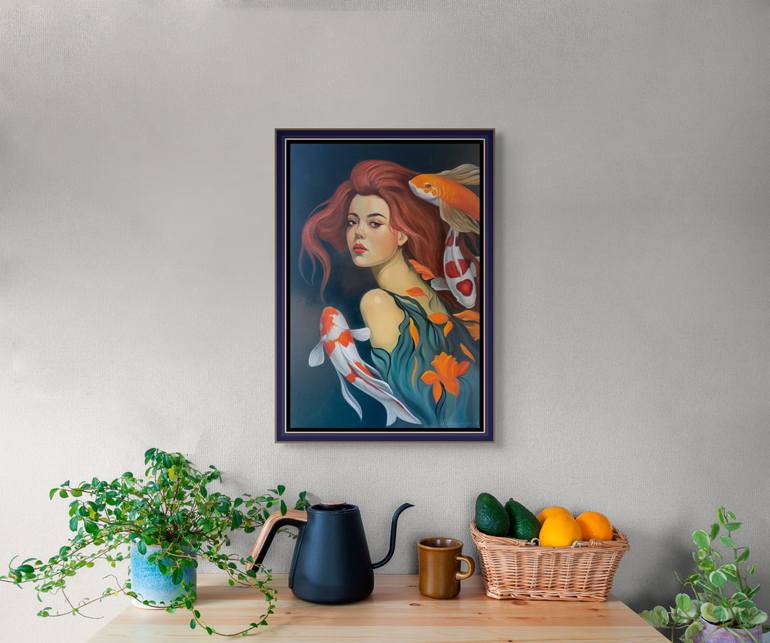 Original Realism People Painting by Narinart Armgallery