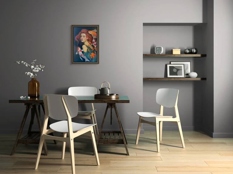 Original Realism People Painting by Narinart Armgallery