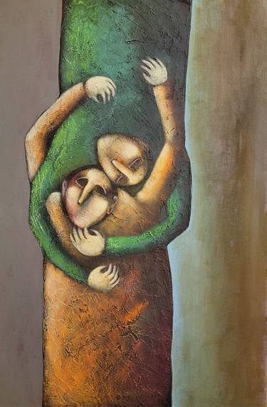 Sargis Zaqaryan/Thoughts (30x50cm, acrylic/canvas, ready to hang) Painting  by Narinart Armgallery