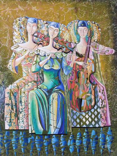 Original Modern Music Paintings by Narinart Armgallery