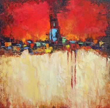 Original Abstract Landscape Paintings by Narinart Armgallery