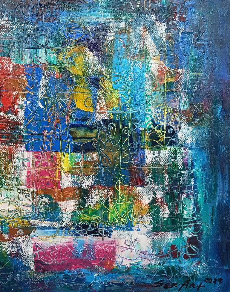 Original Abstract Painting by Narinart Armgallery