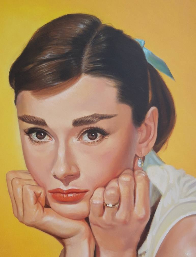 Original Photorealism People Painting by Narinart Armgallery